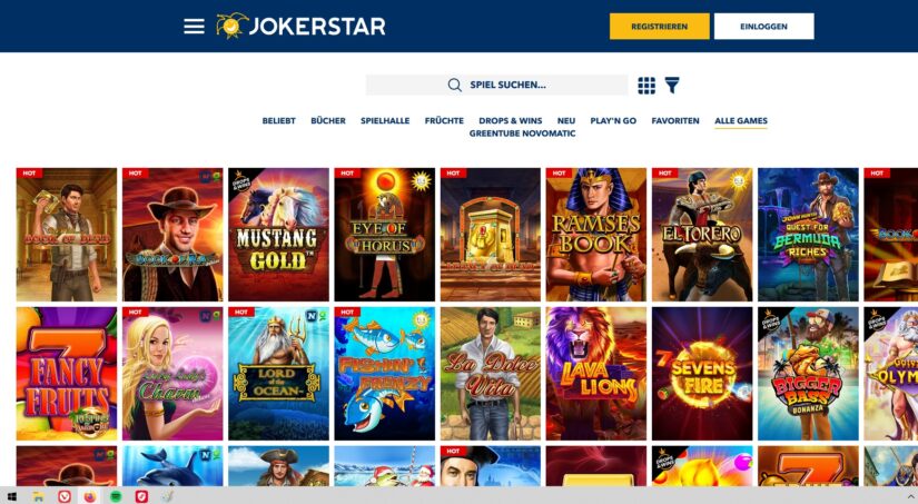 Jokerstar Spiele