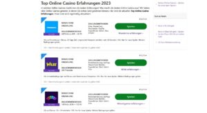 Casino für Erfahrung auswählen