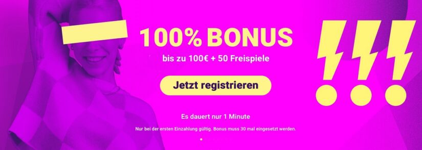 100% casino bonus