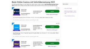 Sofortueberweisung Casino suchen