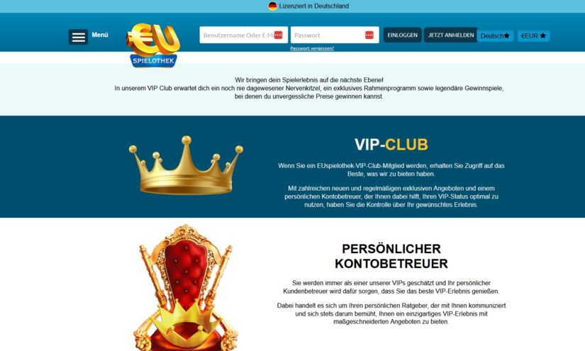 EUSpielothek VIP Club