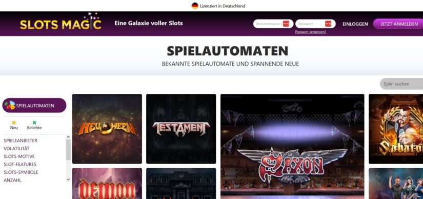 SlotsMagic Spiele